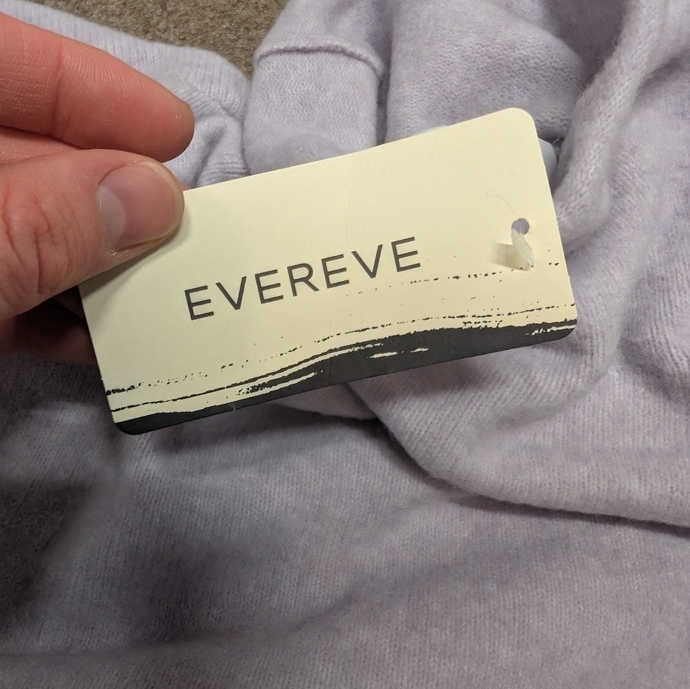 525 America Evereve (XS) Lavender Turtleneck Rollneck Pullover Sweater NWT - Picture 5 of 7